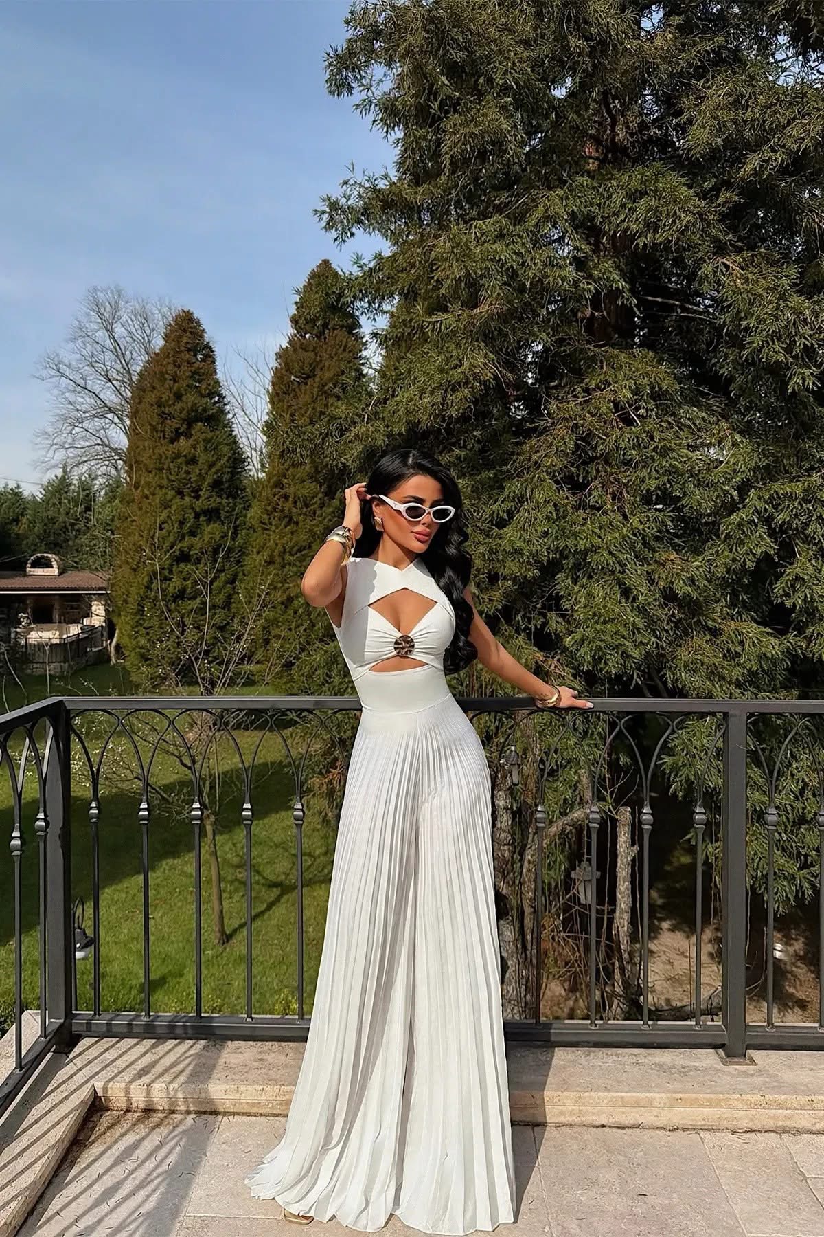 Kombinezon GREEK GODDESS White – Luksus w Ruchu - obrazek 4