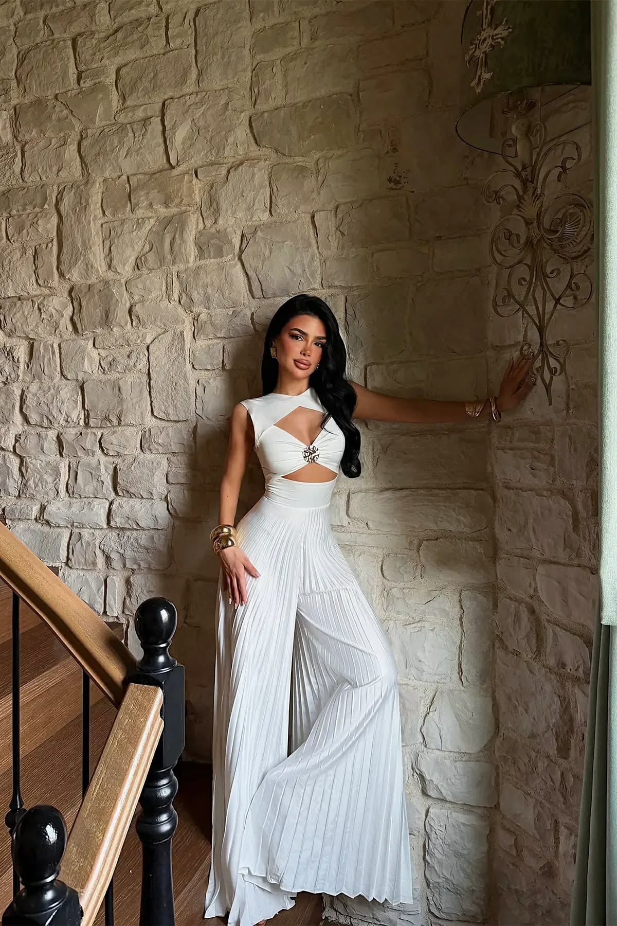 Kombinezon GREEK GODDESS White – Luksus w Ruchu - obrazek 2